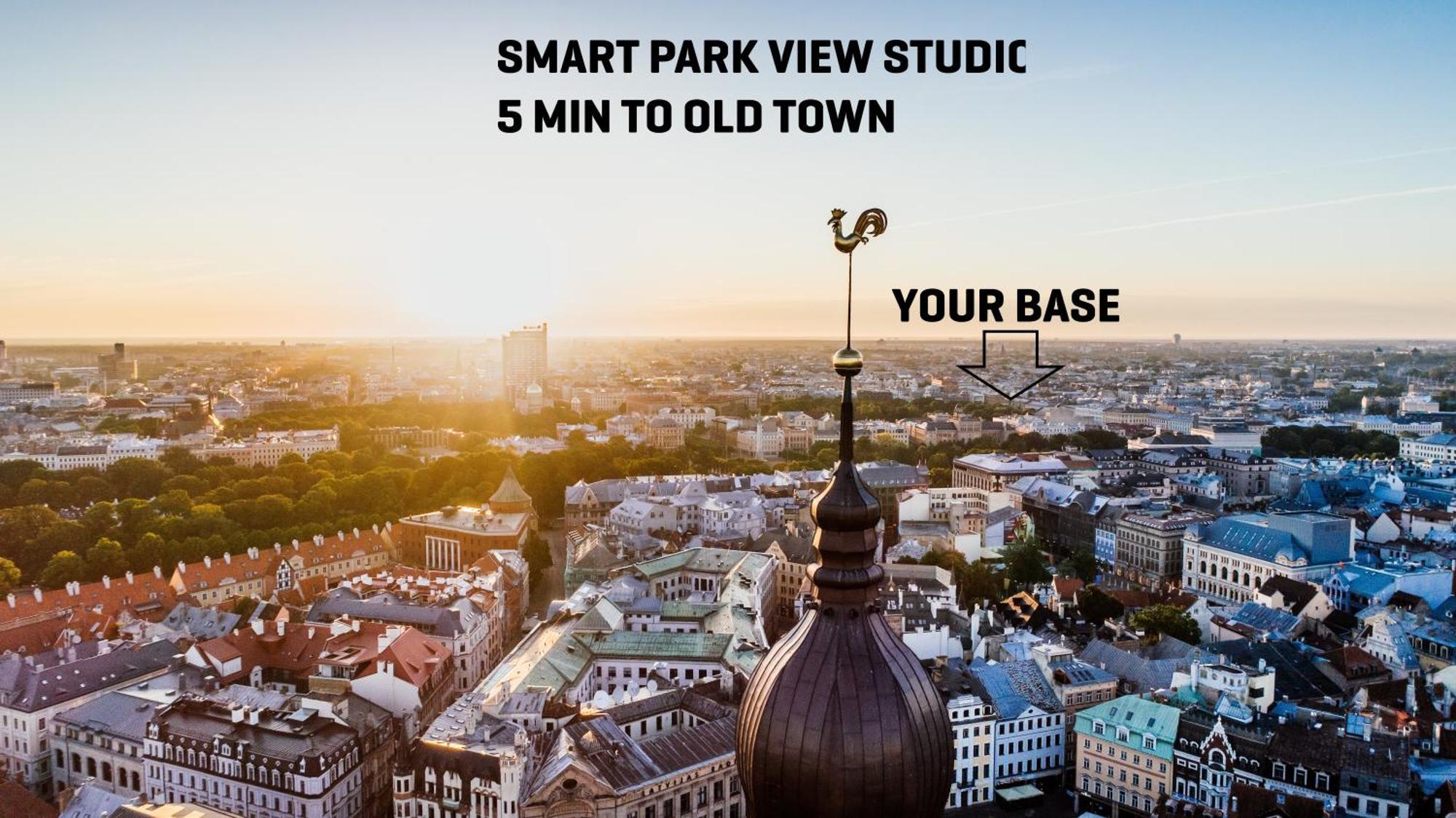 Smart Park View Studio In Heart Of Riga 5 Min To Old Town Εξωτερικό φωτογραφία